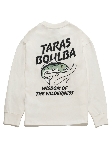 タラスブルバ(TARAS BOULBA)のジュニア ヘビーコットン防蚊ロングTシャツ(魚) オフホワイト
