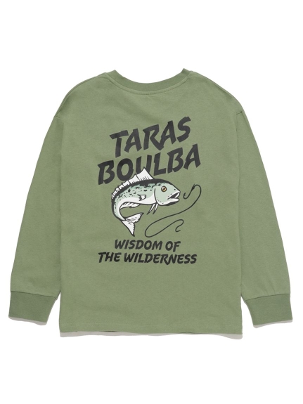 TARAS BOULBA/ジュニア ヘビーコットン防蚊ロングTシャツ(魚)/ロンT