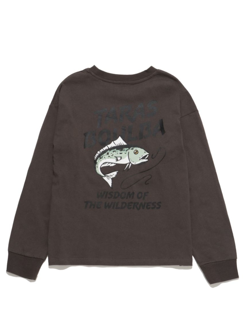 ジュニア ヘビーコットン防蚊ロングTシャツ(魚)（トップス/ロンT）の詳細画像