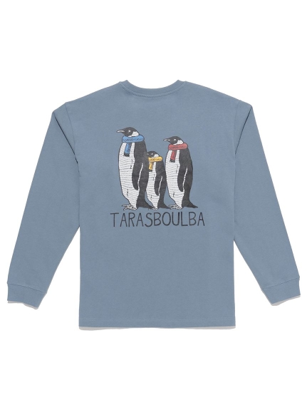 TARAS BOULBA/ヘビーコットンロングTシャツ（ペンギン）/ロンT