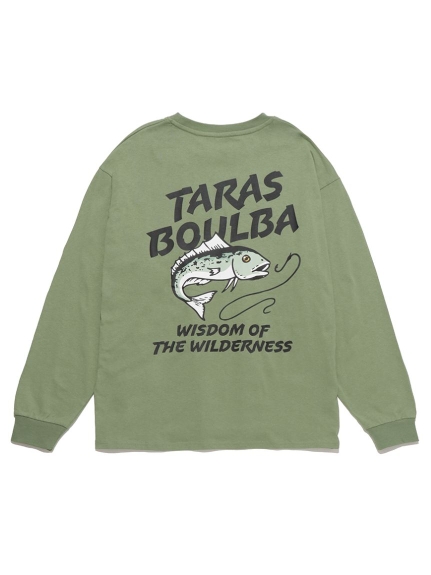 TARAS BOULBA/ヘビーコットン防蚊ロングTシャツ(魚)/ロンT