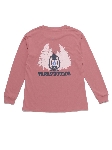 タラスブルバ(TARAS BOULBA)のレディース ドライミックス ロングTシャツ(ランタン） ピンク