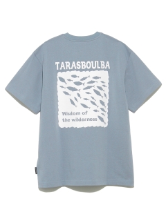 TARAS BOULBA/ヘビーコットン プリントTシャツ（魚）/Tシャツ