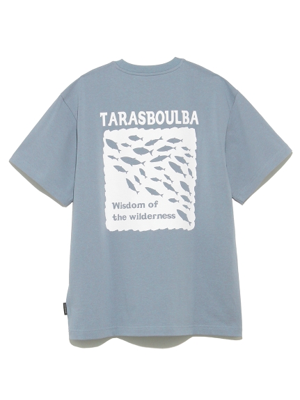 タラスブルバ(TARAS BOULBA)のヘビーコットン プリントTシャツ（魚） Tシャツ