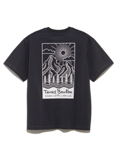 TARAS BOULBA/ヘビーコットン プリントTシャツ（マウンテン）/Tシャツ