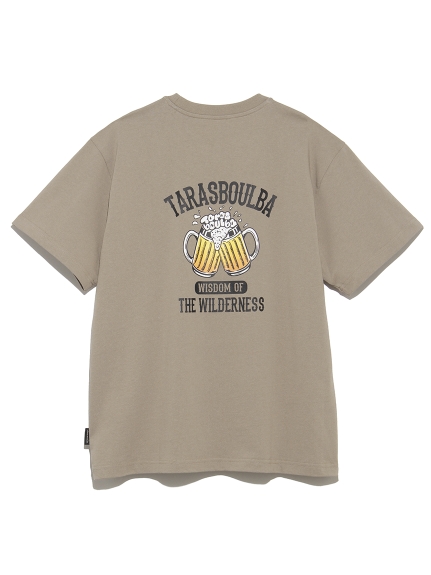 タラスブルバ(TARAS BOULBA)のヘビーコットンプリントTシャツ（ビールジョッキ） Tシャツ