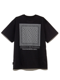 TARAS BOULBA/ヘビーコットンプリントTシャツ（バンダナ）/Tシャツ