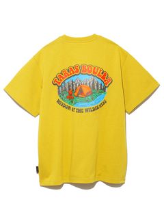 ヘビーコットンプリントTシャツ（キャンプ）（トップス/Tシャツ）のサムネイル画像