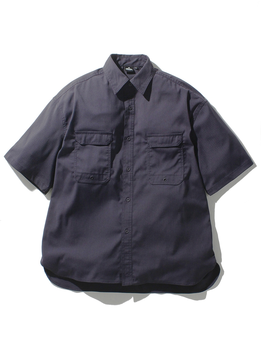 ドライミックスリップストップ ハーフスリーブシャツジャケット（トップス/シャツ/ポロシャツ）の詳細画像