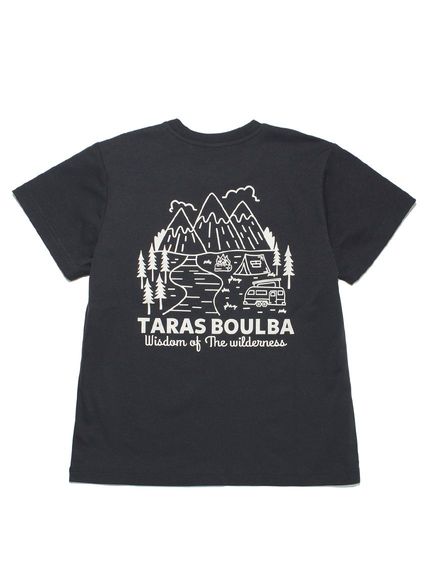 TARAS BOULBA/ジュニア PE天竺 プリントＴシャツ（キャンプ風景）/Tシャツ