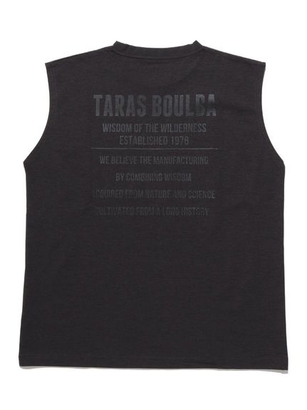 TARAS BOULBA/ドライノースリーブプリントTシャツ/Tシャツ