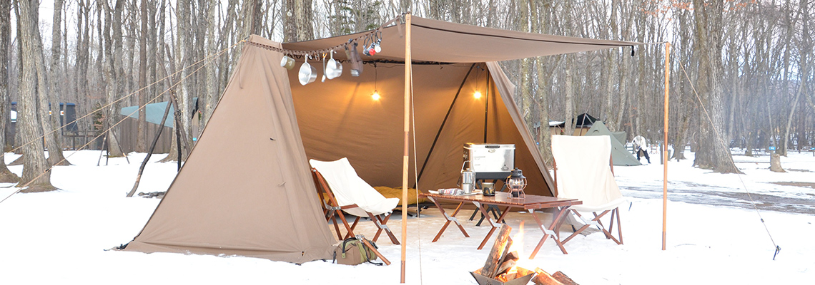 幻想的な風景が癒される「雪中キャンプ」の醍醐味とは